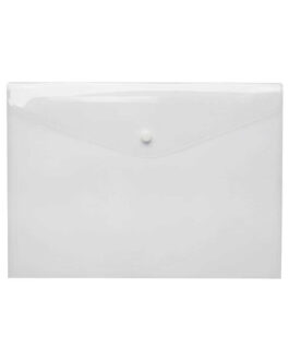 Plastic envelope A4 with clip Clear