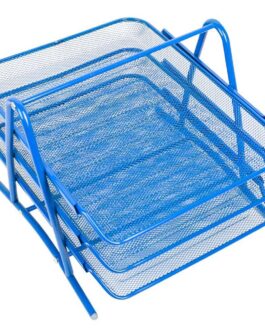 Document dray 3 drawers Metal mesh Dark blue