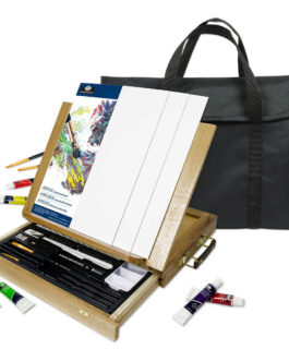 Acrylics art set with Molbert and Carrying case