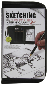 Sketching Set in wallet Royal & Langnickel Keep N’Carry Sketching Set