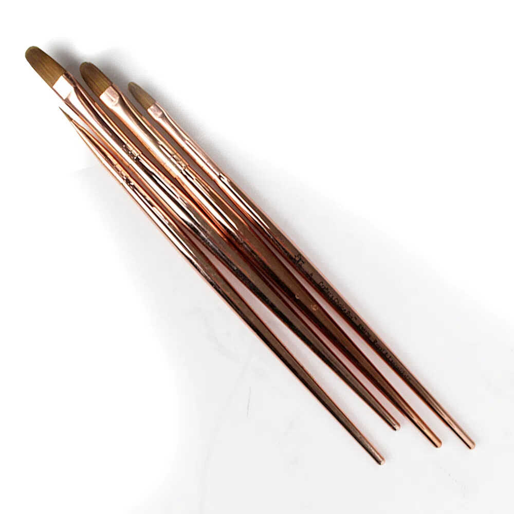 Brush Set Crafters Choice™ Pro 4pcs Filbert - Image 2