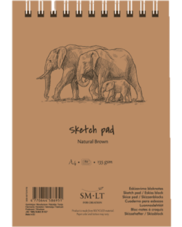 Sketchbook Authentic Brown A4 135g 80 sheets