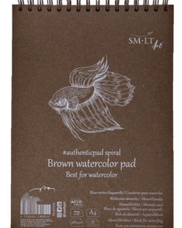 Watercolour pad Authentic A4 brown 280g 35 pages