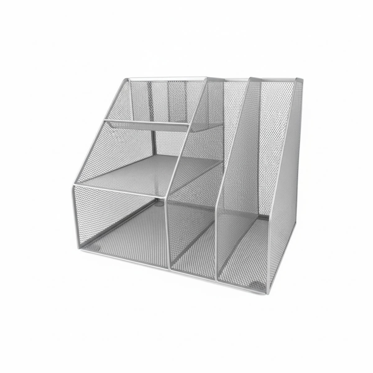 Lauagarnituur/ajakirjahoidja 7osa metallvõre hõbe D.Rect - Image 2