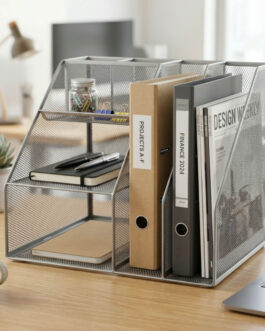 Lauagarnituur/ajakirjahoidja 7osa metallvõre hõbe D.Rect