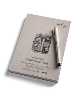 Sketchbook Authentic Bristol A5 185g 50pg Hard Cover
