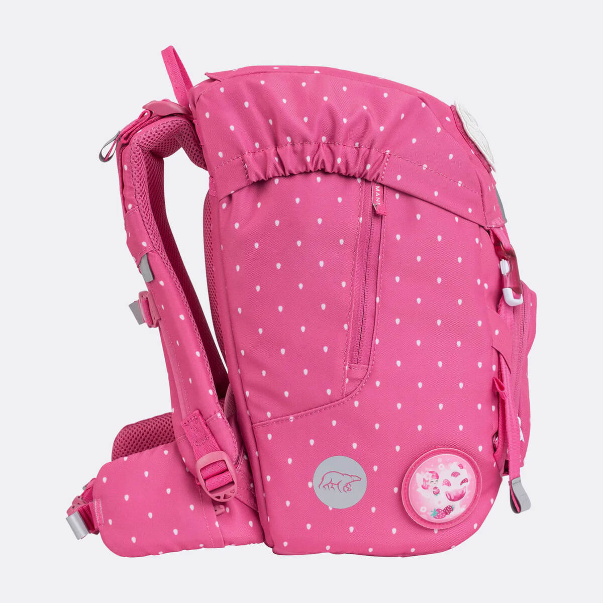 Schoolbag - Backpack Set 6 pieces Beckmann Classic (22 liters), Strawberry - Image 5
