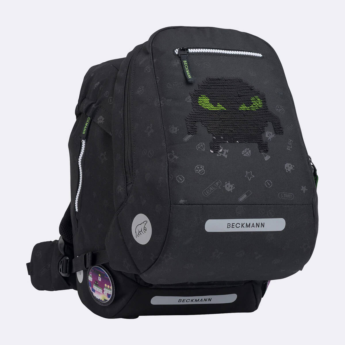 Schoolbag - Backpack 6-piece set Beckmann Classic (22 liters) Pixel - Image 8