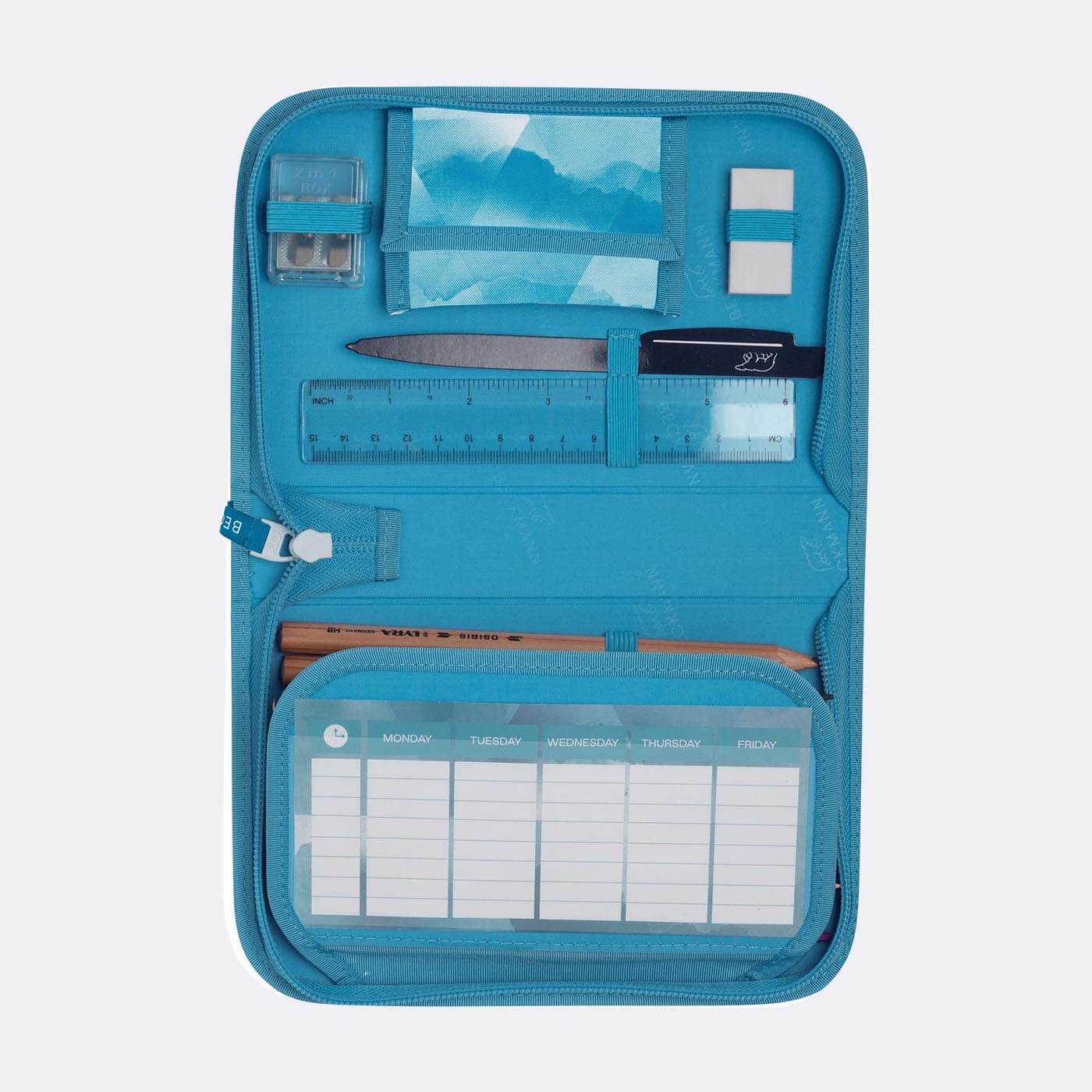 Single Section Pencil Case Beckmann Arctic - Image 3