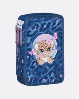 Three Section Pencil Case Beckmann Cheetah