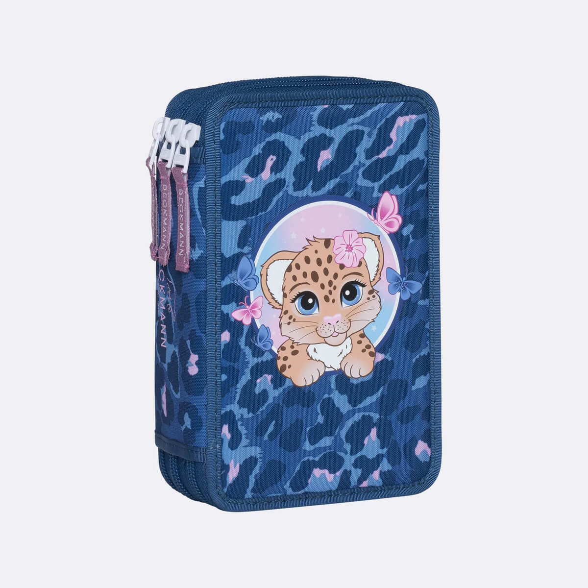 Three Section Pencil Case Beckmann Cheetah