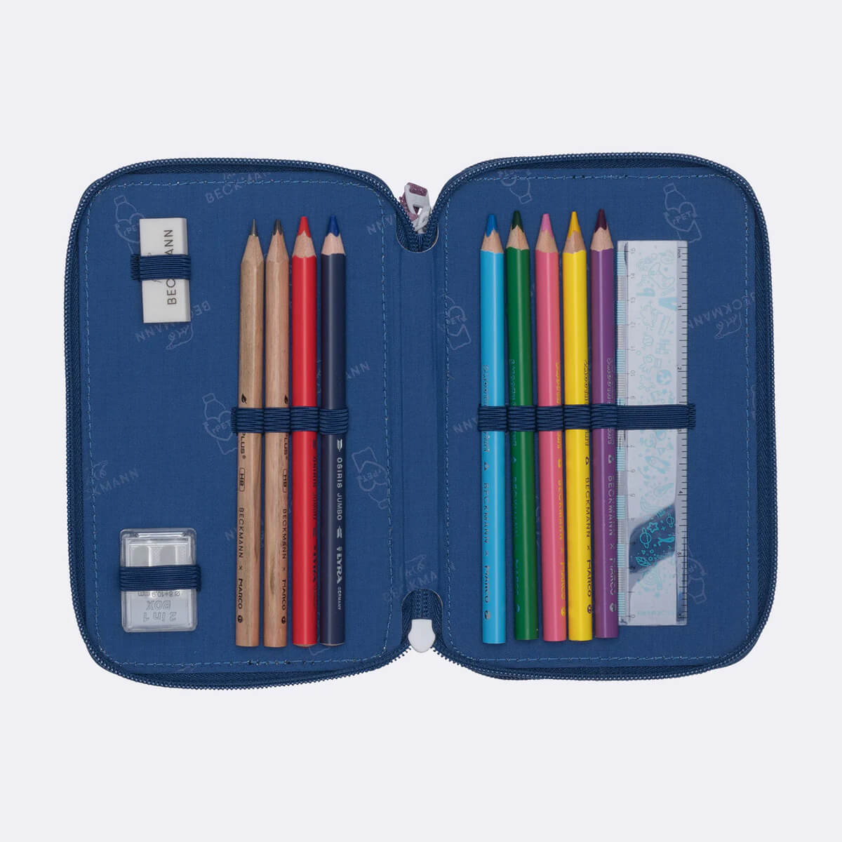 Three Section Pencil Case Beckmann Cheetah - Image 2
