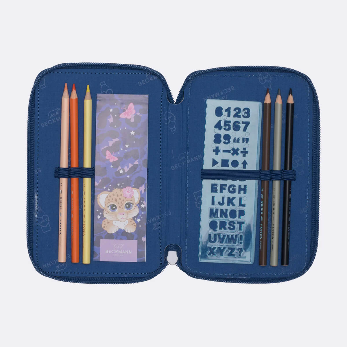 Three Section Pencil Case Beckmann Cheetah - Image 4