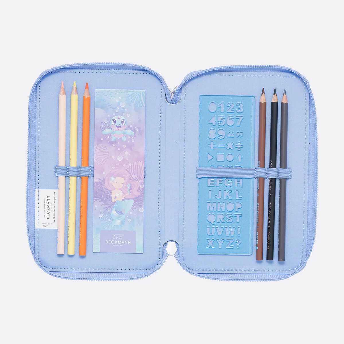 Three Section Pencil Case Beckmann Seashell - Image 2