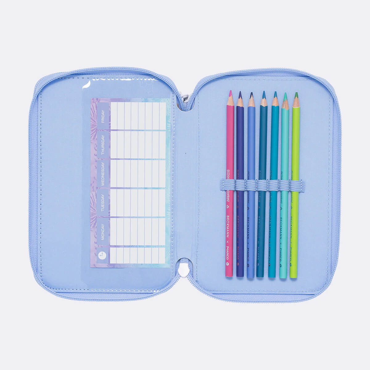 Three Section Pencil Case Beckmann Seashell - Image 3