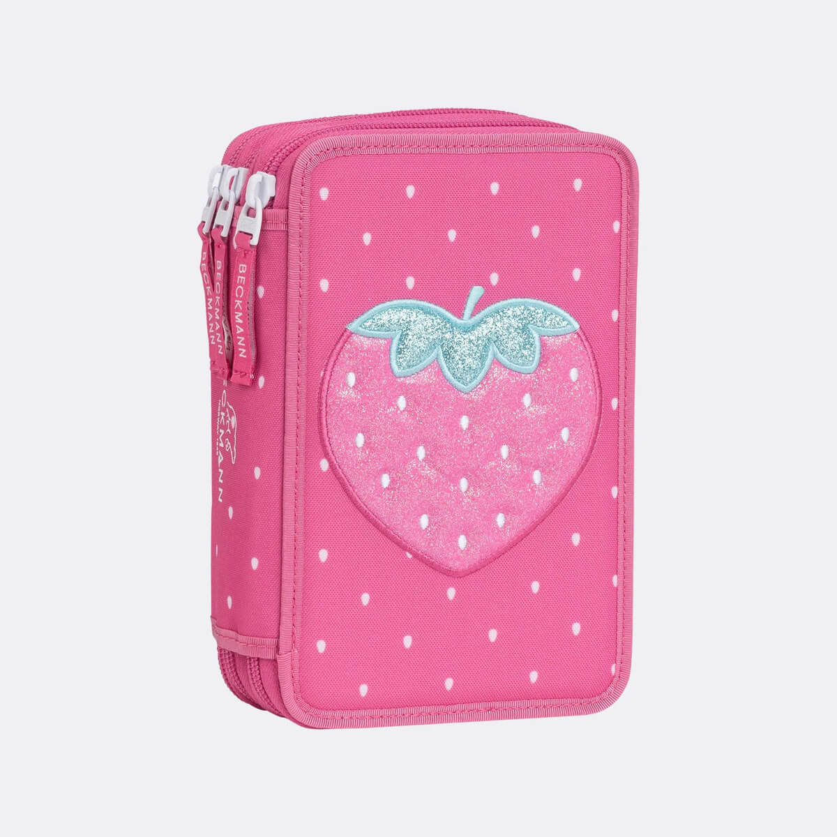 Three Section Pencil Case Beckmann Strawberry