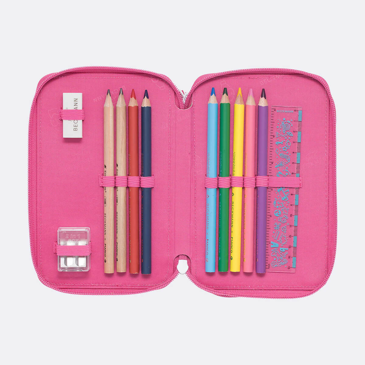 Three Section Pencil Case Beckmann Strawberry - Image 2
