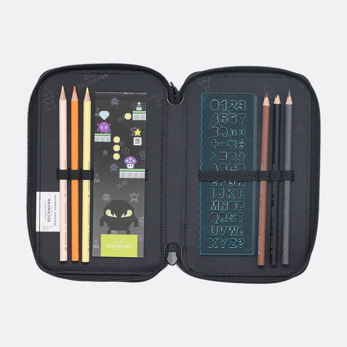 Three Section Pencil Case Beckmann Pixel - Image 4