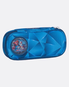 Oval Pencil Case Beckmann Blue Lightning