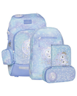 School bag – Backpack Beckmann Active Air FLX Unicorn Princess Ice Blue 20-25 litres + SET