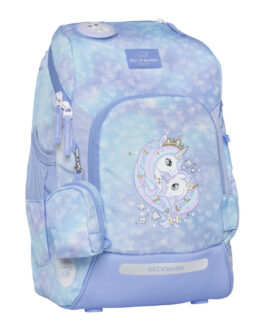 School bag – Backpack Beckmann Active Air FLX Unicorn Princess Ice Blue 20-25 litres + SET