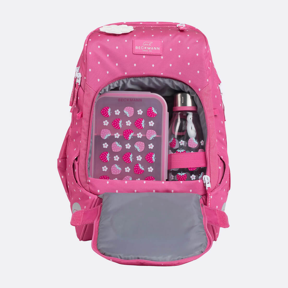 Koolikott - Seljakott Beckmann Active Air FLX Strawberry 20-25 liitrit + set - Pilt 8