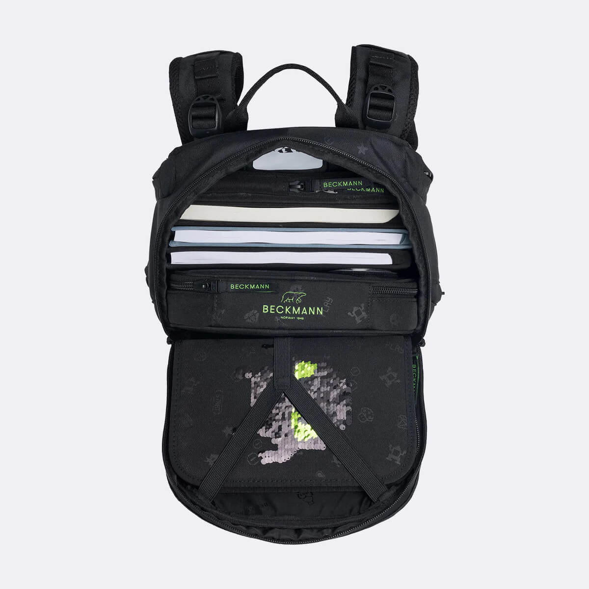 Schoolbag - Backpack Beckmann Active Air FLX Pixel 20–25 liters + set - Image 10