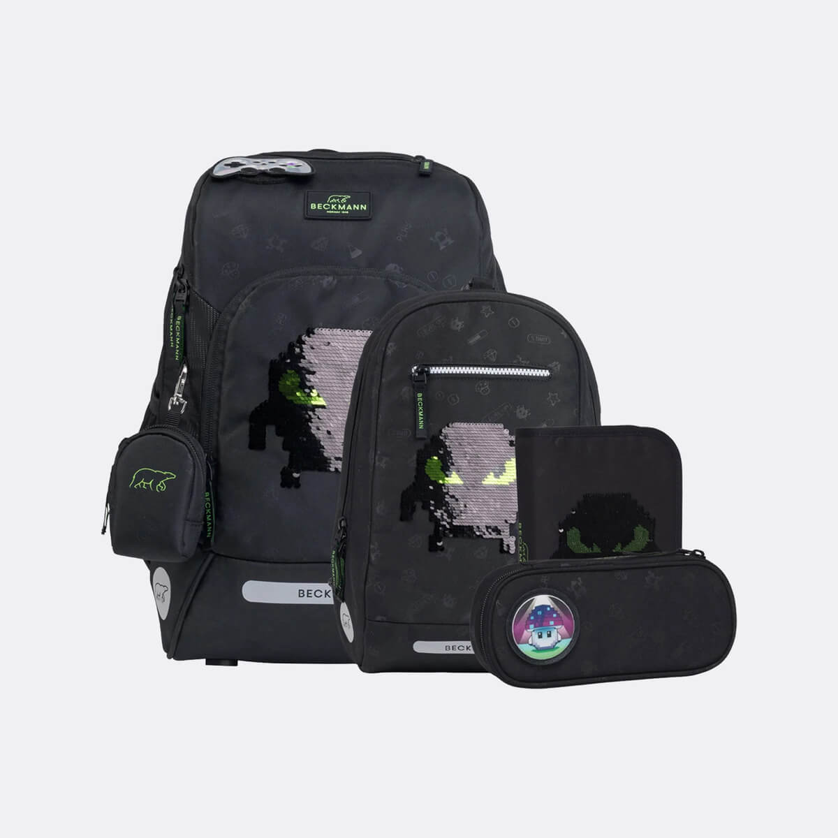 Schoolbag - Backpack Beckmann Active Air FLX Pixel 20–25 liters + set