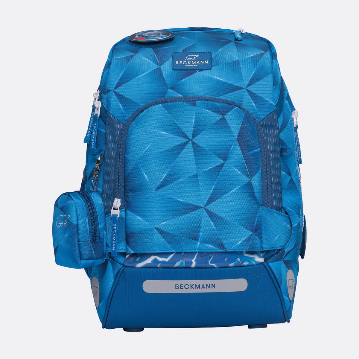 Koolikott - Seljakott Beckmann Active Air FLX Blue lightning 20-25 liitrit + set - Pilt 3