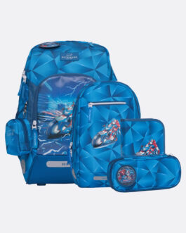 Koolikott – Seljakott Beckmann Active Air FLX Blue lightning 20-25 liitrit + set