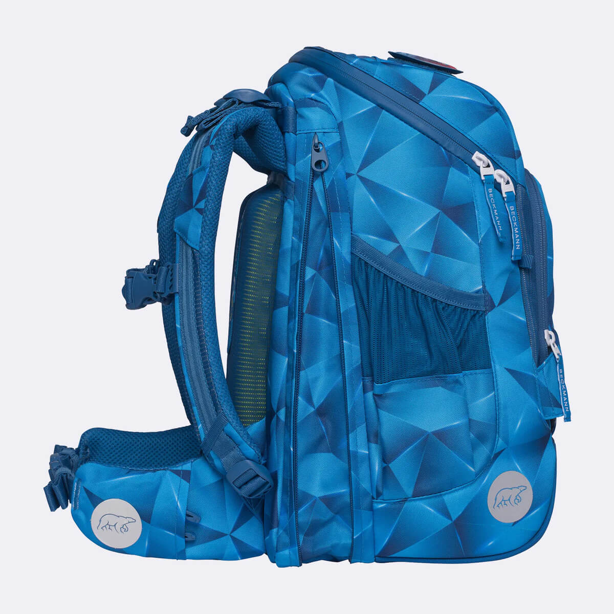 Koolikott - Seljakott Beckmann Active Air FLX Blue lightning 20-25 liitrit + set - Pilt 6