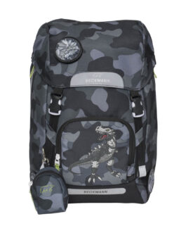 School bag – Backpack Beckmann Classic Maxi Classic Maxi Camo Rex Black 28 litres