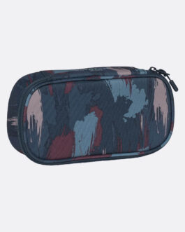 Oval Pencil Case Beckmann Sport Junior Blue Brush