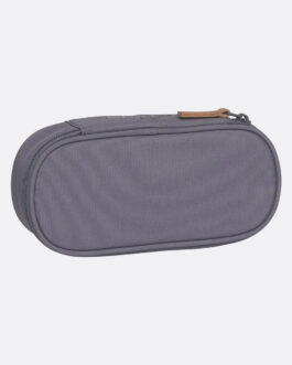 Oval Pencil Case Beckmann College Steel Grey