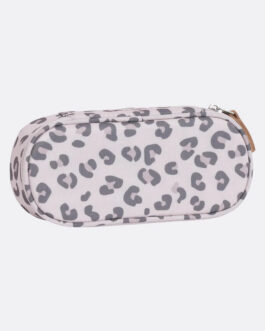 Oval Pencil Case Beckmann College Leopard