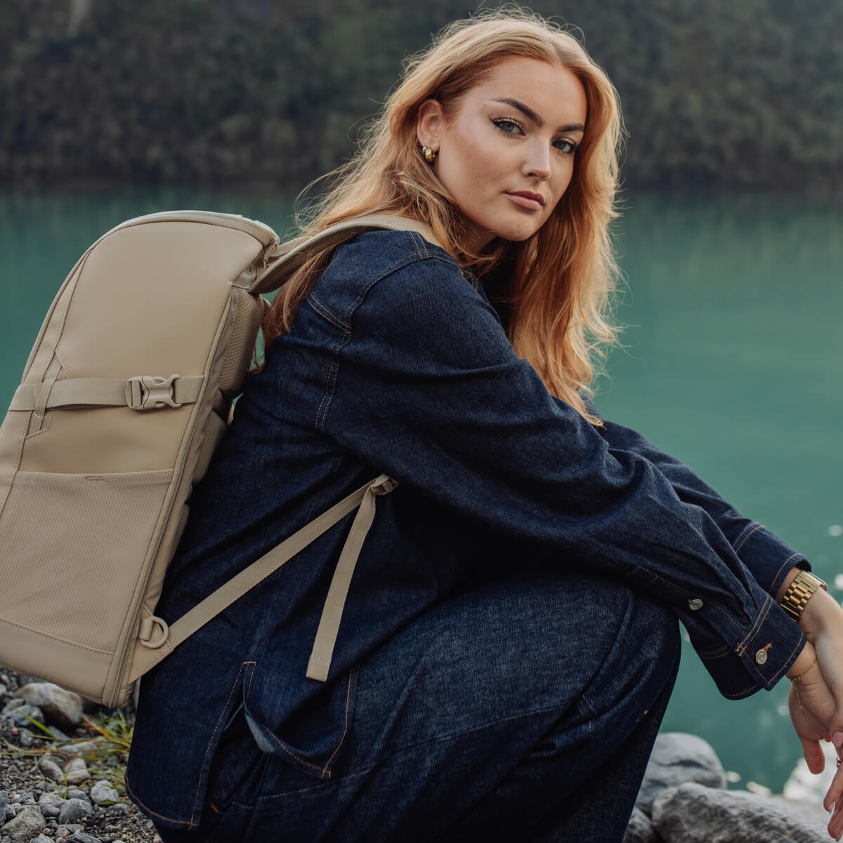 Seljakott Beckmann Street FLX Beige 30-35 liitrit - Image 9