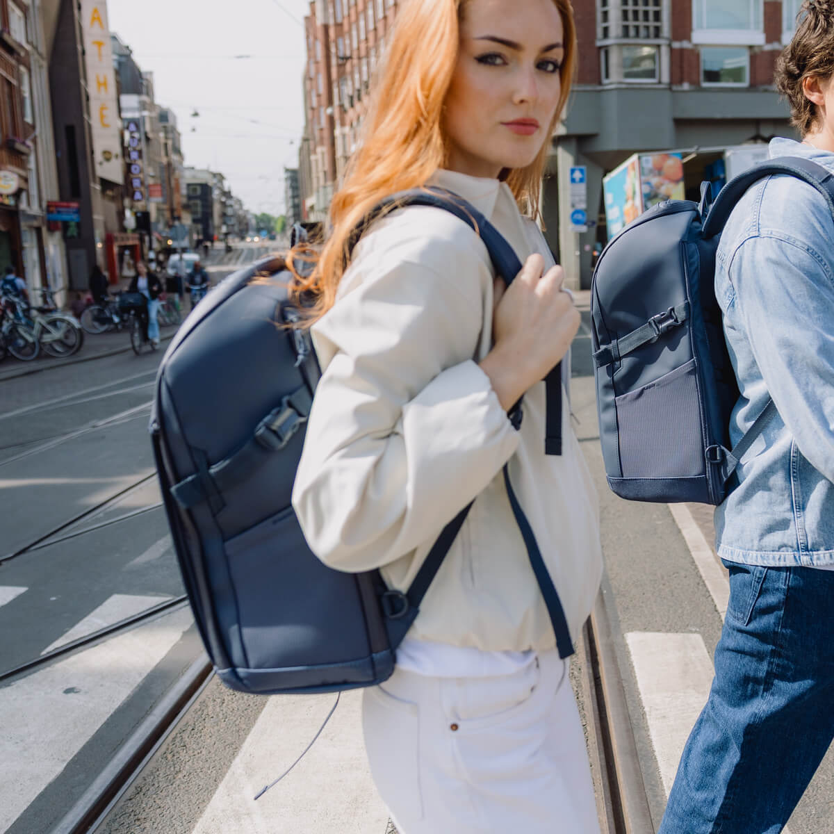 Seljakott Beckmann Street FLX Navy 30-35 liitrit - Pilt 7