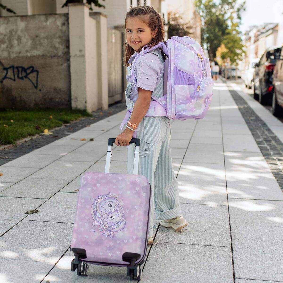 Children's suitcase Beckmann, Unicorn Princess Purple - Image 11