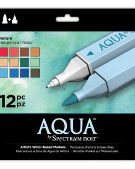 Marker Aqua By Spectrum Noir – Nature (12pcs)