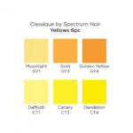 Marker Spectrum Noir Classique (6tk) – Yellows