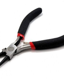 Pliers for jewellery casting with round tip